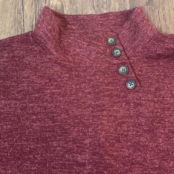 St John’s Bay Long Sleeve Pullover Knot Sweater - Picture 2 of 10